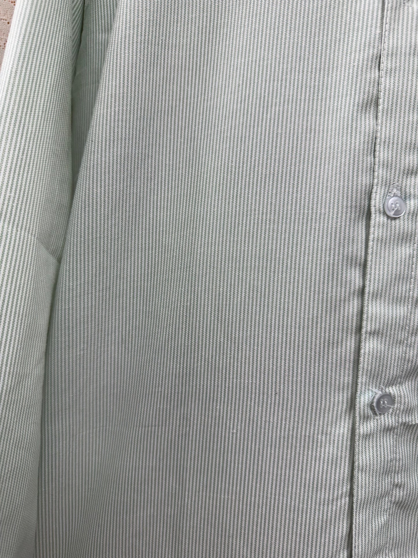 OLD MONEY STRIPE SHIRT (MINT GREEN)