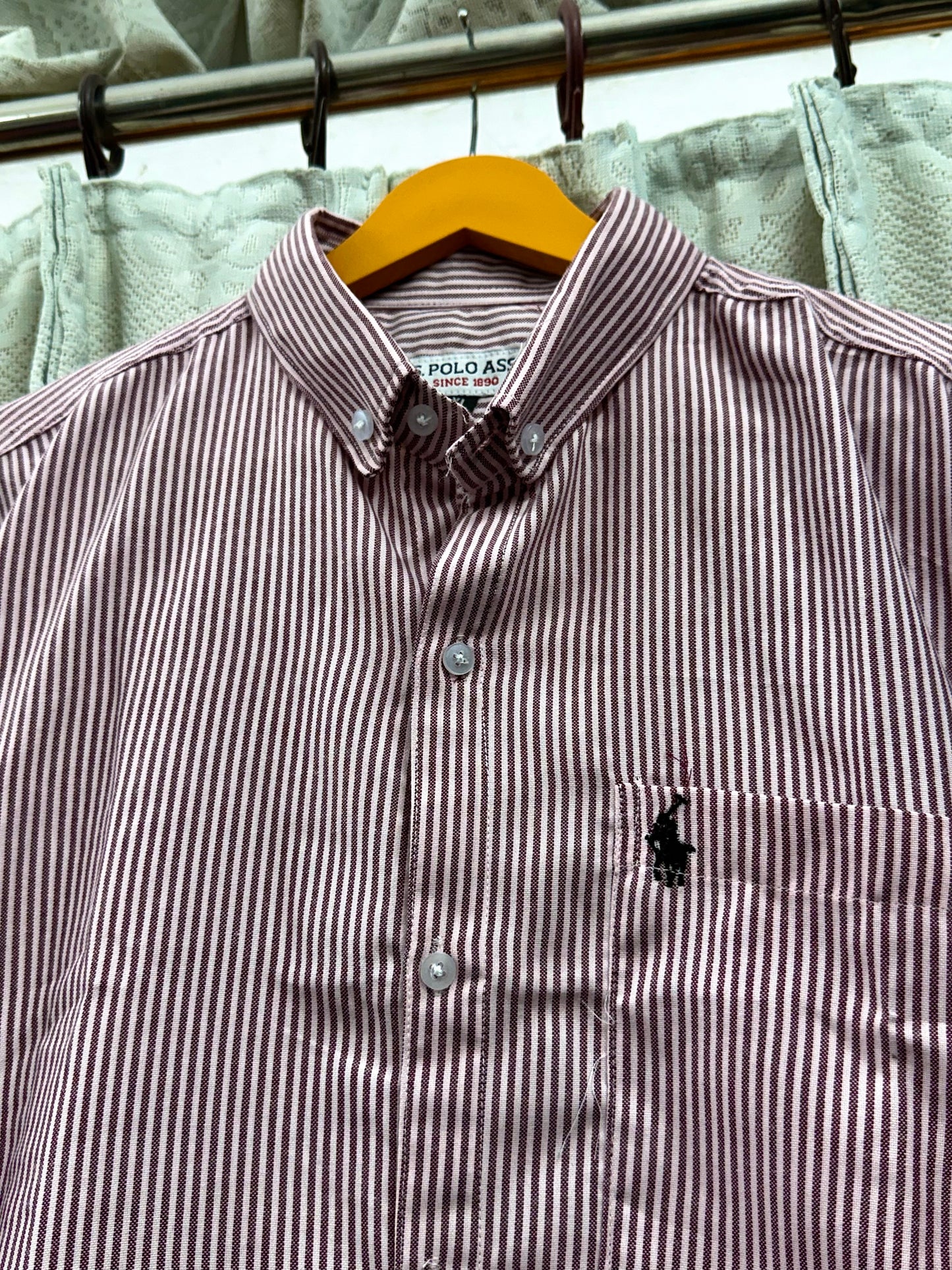 OLD MONEY STRIPE SHIRT(PURPLE)