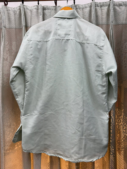 OLD MONEY STRIPE SHIRT (MINT GREEN)