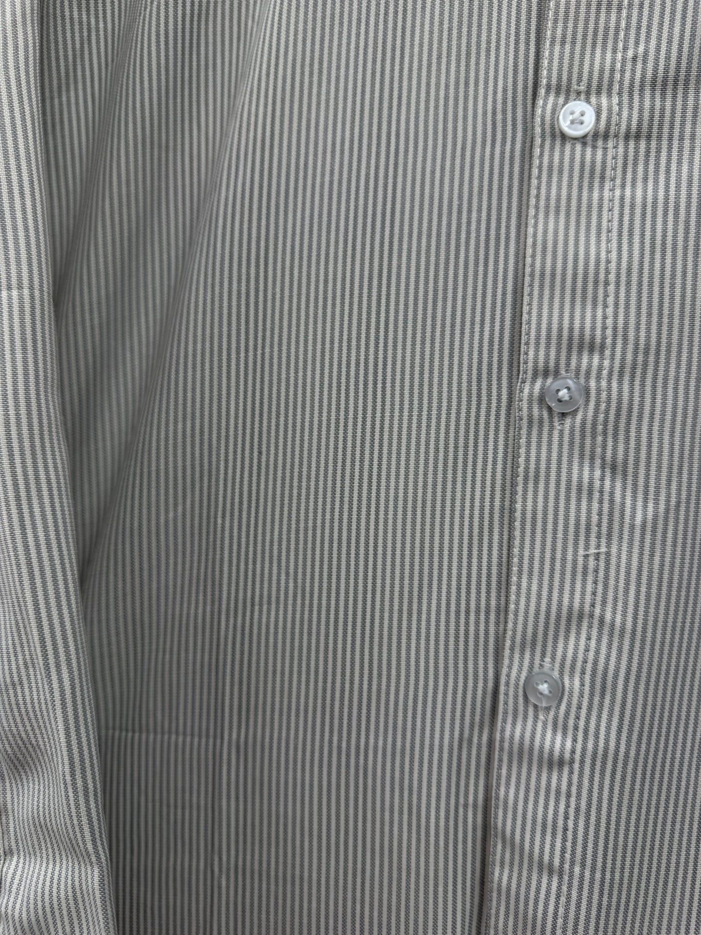 OLD MONEY STRIPE SHIRT (GREY)