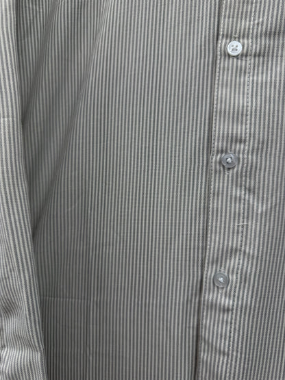 OLD MONEY STRIPE SHIRT (GREY)