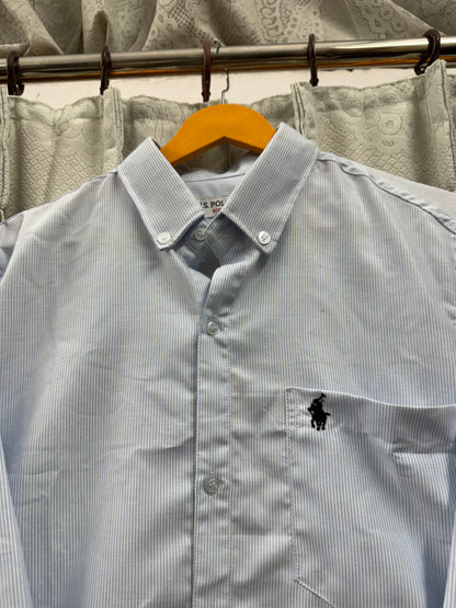 OLD MONEY STRIPE SHIRT (BLUE)